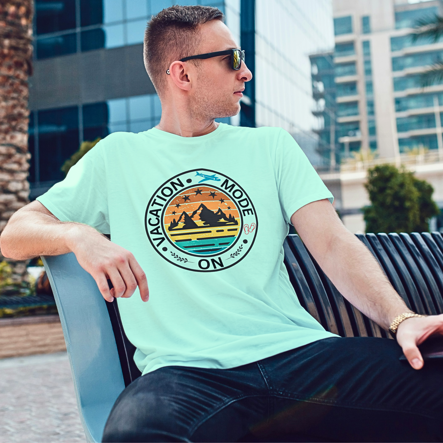 Vacation Mode On - Men's T Shirt