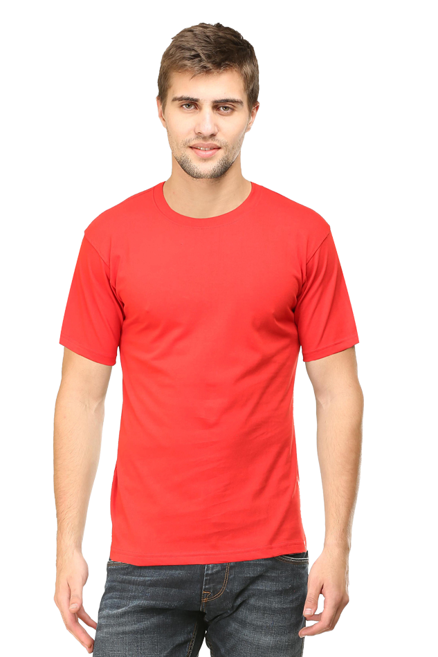 Men's Plain Regular T Shirt