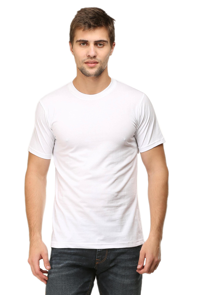 Men's Plain Regular T Shirt