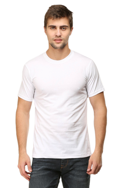 Men's Plain Regular T Shirt
