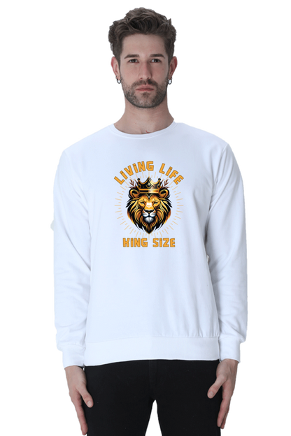 Living Life King Size - Men's Sweatshirt
