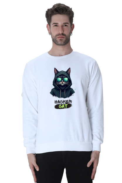 Hacker Cat - Unisex Sweatshirt