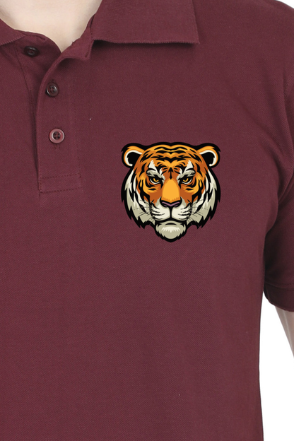 Fierce Tiger - Men's Polo T Shirt