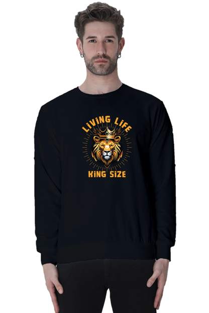 Living Life King Size - Men's Sweatshirt