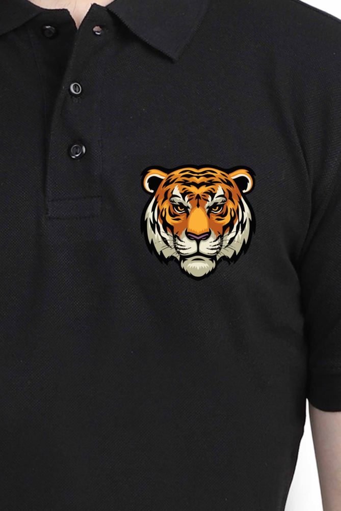 Fierce Tiger - Men's Polo T Shirt