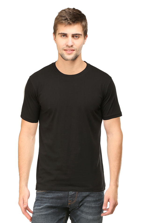 Men's Plain Regular T Shirt
