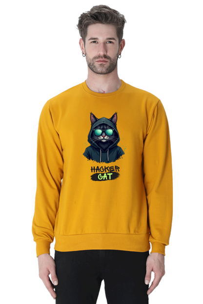 Hacker Cat - Unisex Sweatshirt