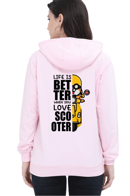 Life Is Better When You Love Scooter - Unisex Hoodie