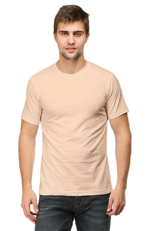 Men's Plain Regular T Shirt