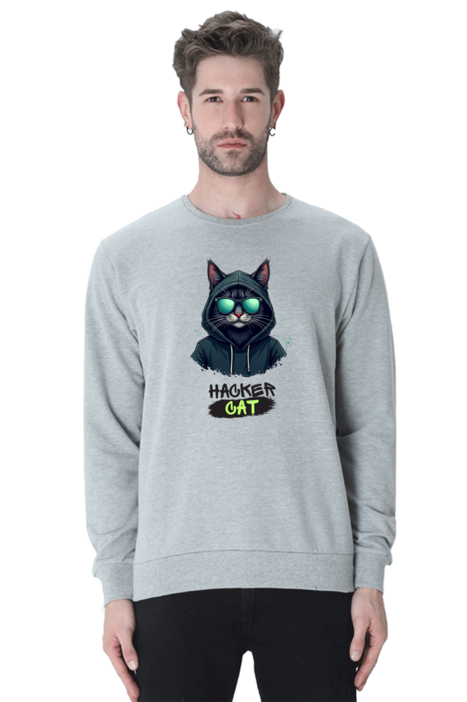 Hacker Cat - Unisex Sweatshirt