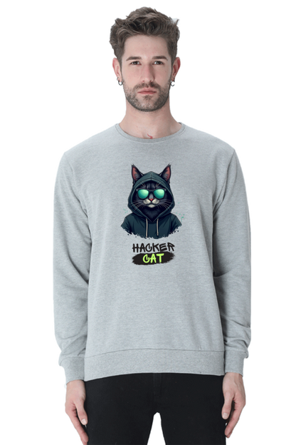 Hacker Cat - Unisex Sweatshirt