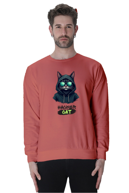 Hacker Cat - Unisex Sweatshirt