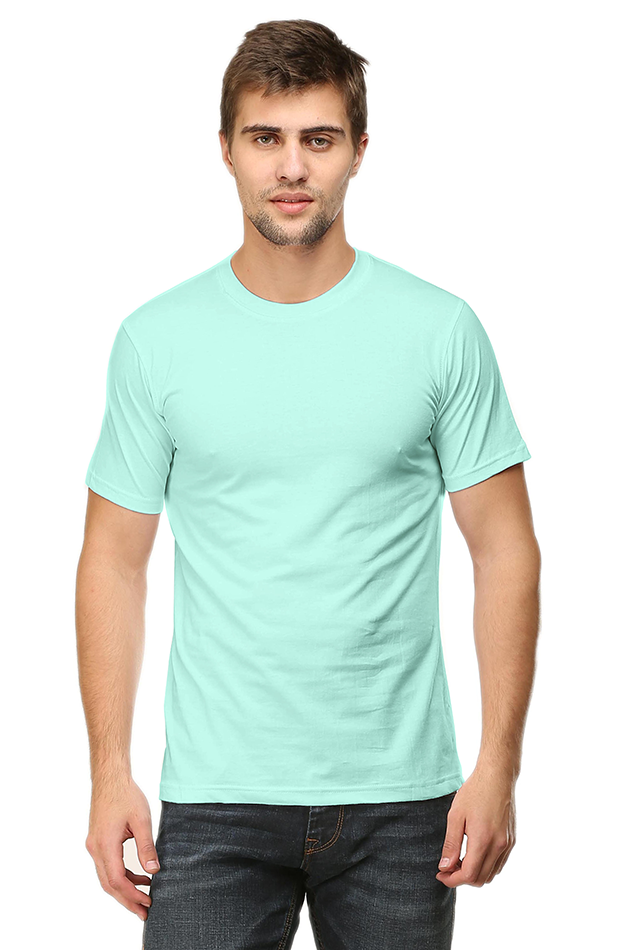 Men's Plain Regular T Shirt