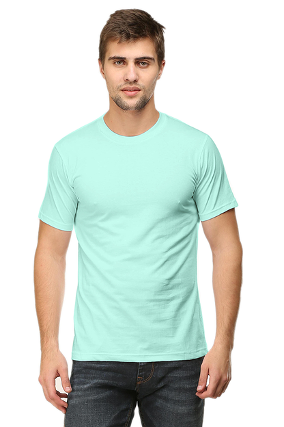 Men's Plain Regular T Shirt