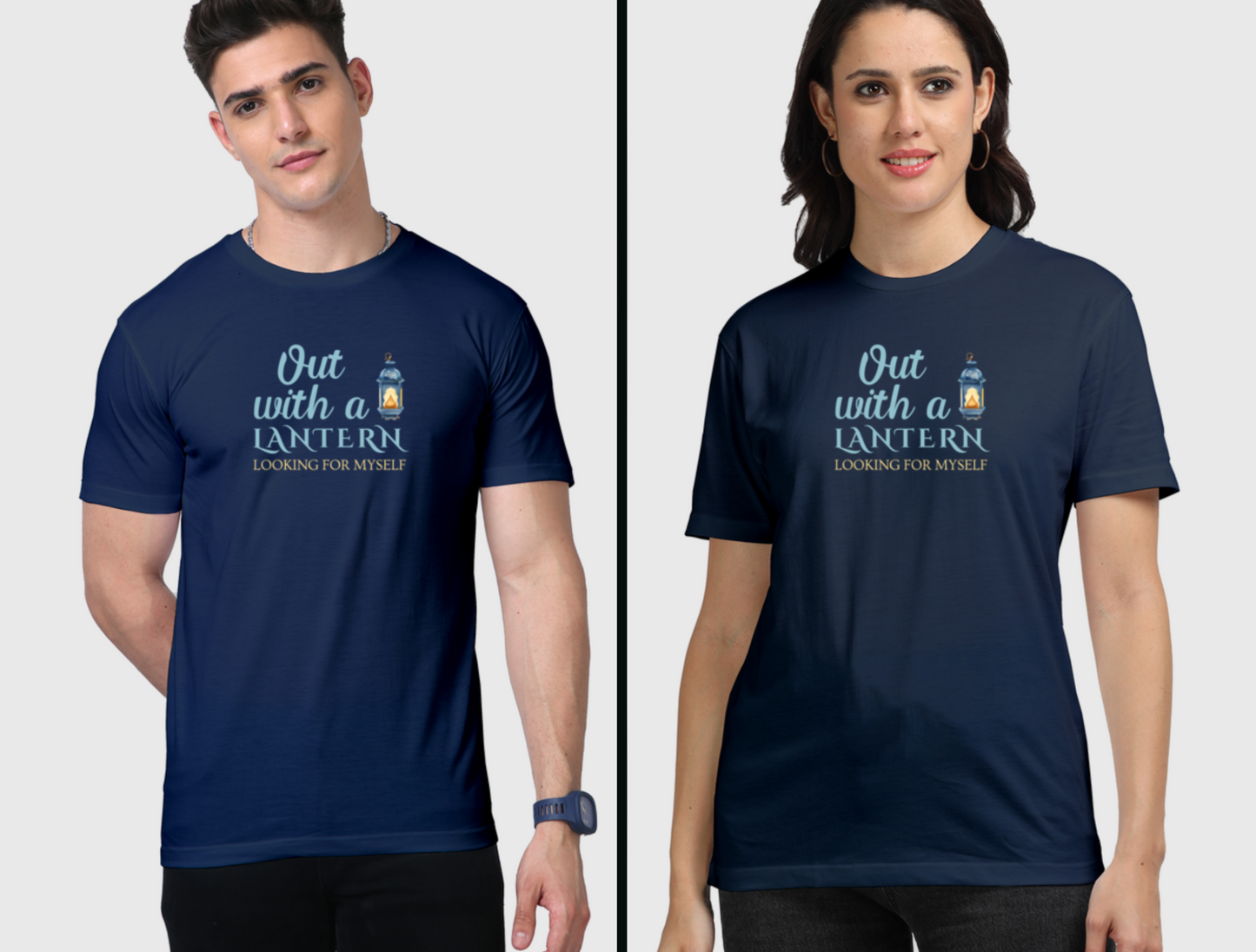 Out With A Lantern Looking For Myself - Unisex T Shirt