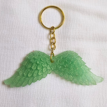 Angel Wings Resin Keychain/Wall Hanging