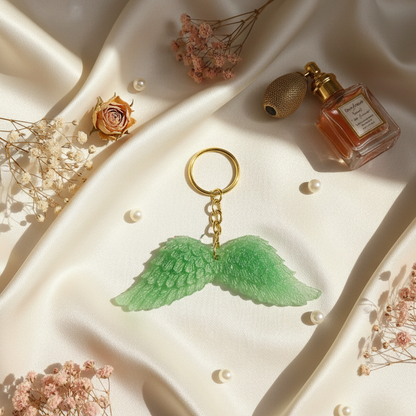 Angel Wings Resin Keychain/Wall Hanging