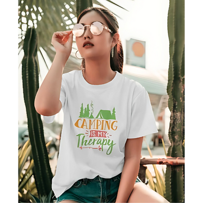 Camping Is My Therapy - Women's T Shirt