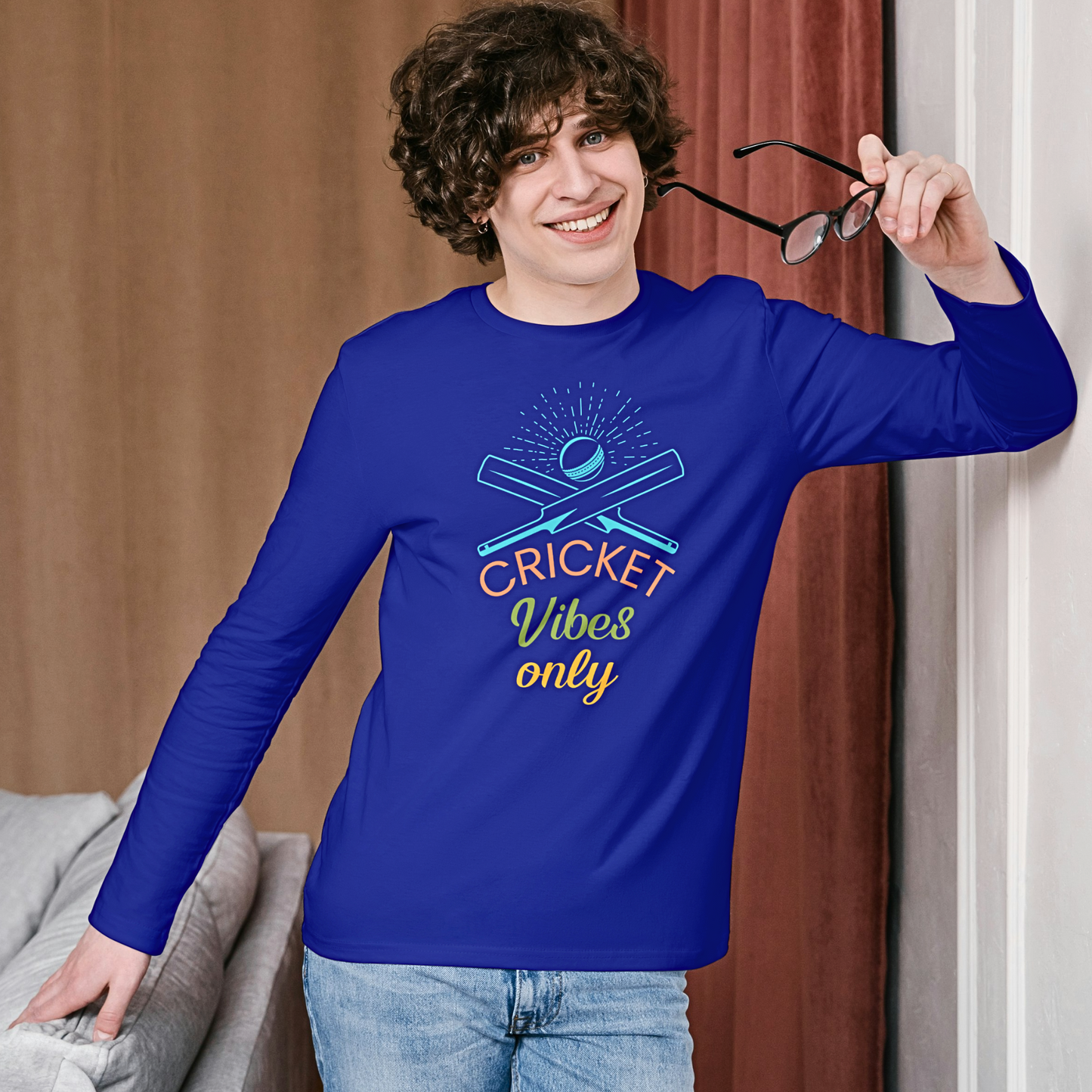 Cricket Vibes Only - Men's T Shirt