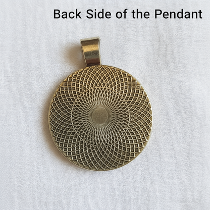 Pink Daisy Bloom Resin Pendant