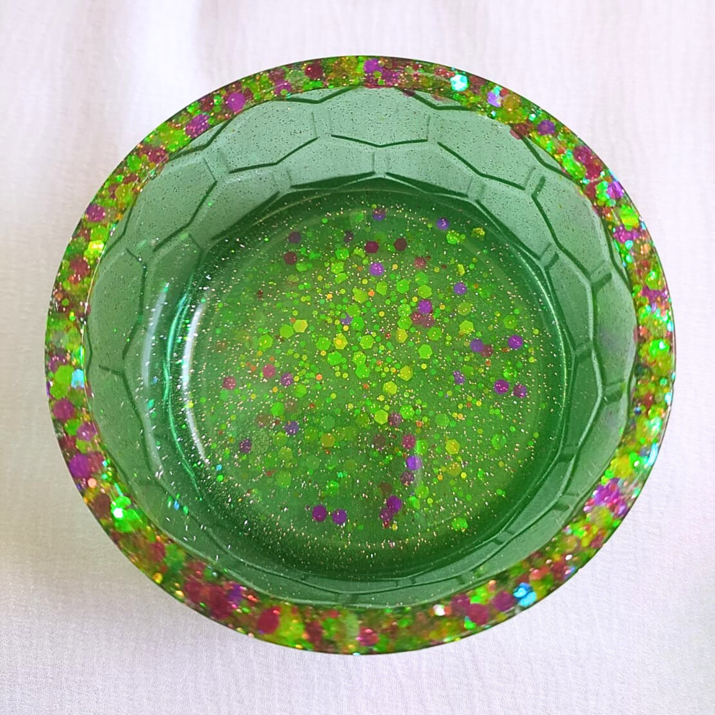 Emerald Hive Resin Trinket Box | Jewellery Box | Storage Box