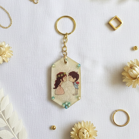 Sweethearts-  Resin Keychain