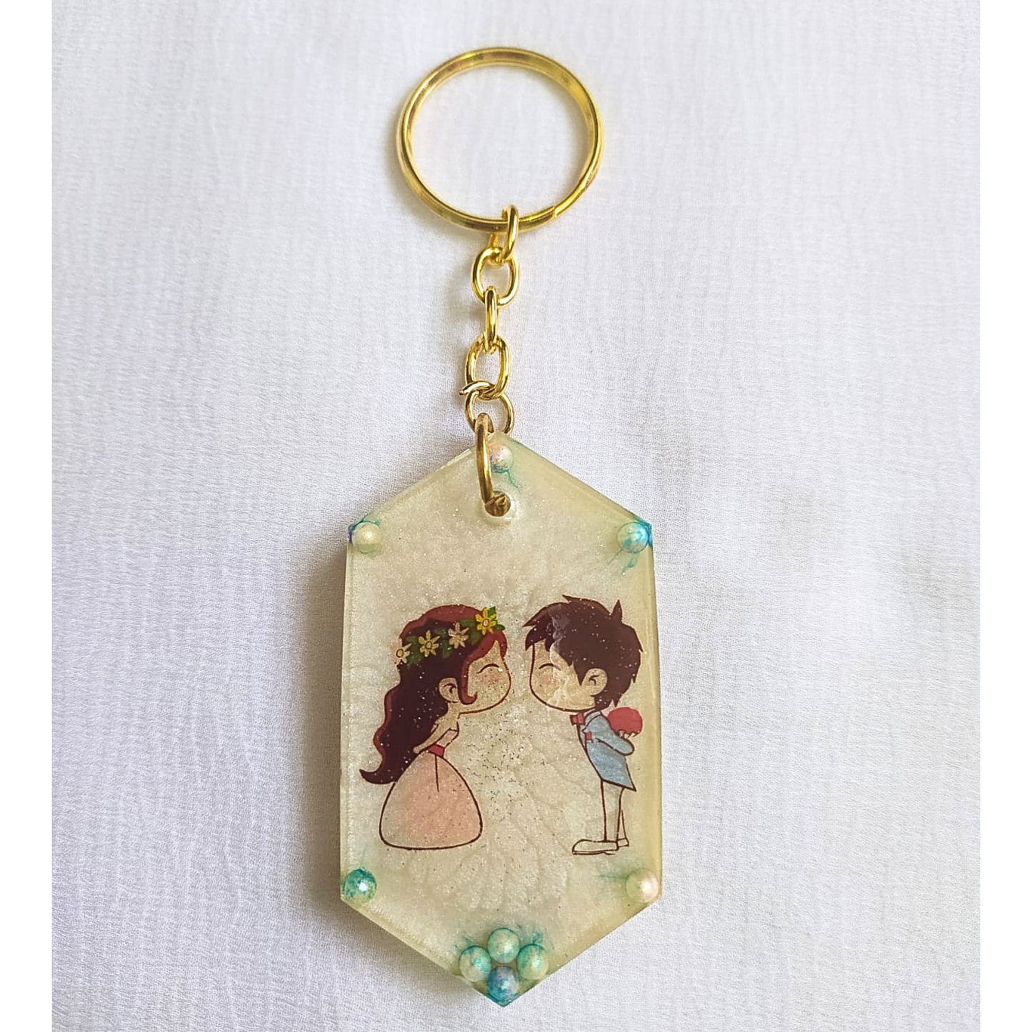 Sweethearts-  Resin Keychain
