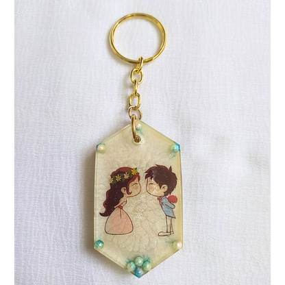 Sweethearts-  Resin Keychain