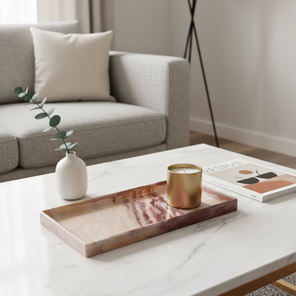 Beige Blush - Resin Tray