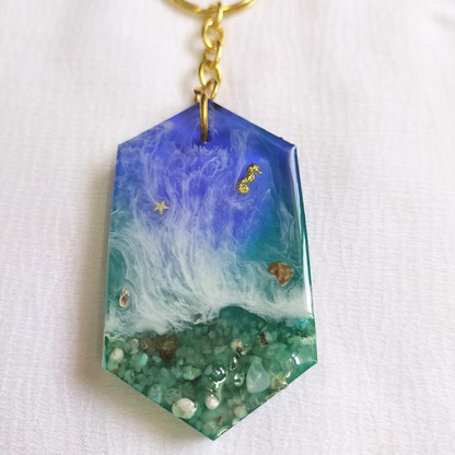 Mystic Ocean - Resin Keychain