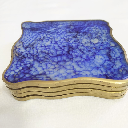 Marble Mist Resin Coaster Set (Set of 4)