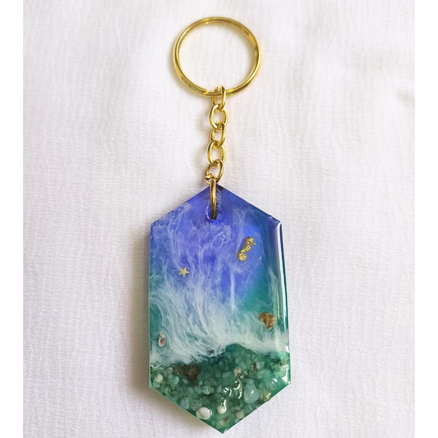Mystic Ocean - Resin Keychain