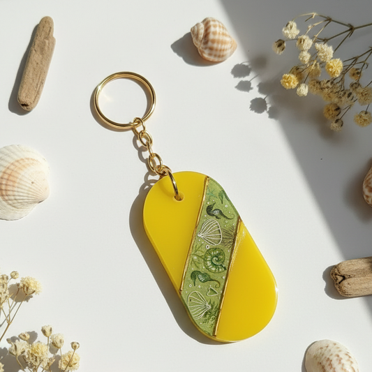 Sunny Sea Dream -  Resin Keychain