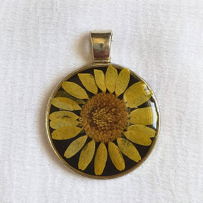 Sunshine Bloom Resin Pendant