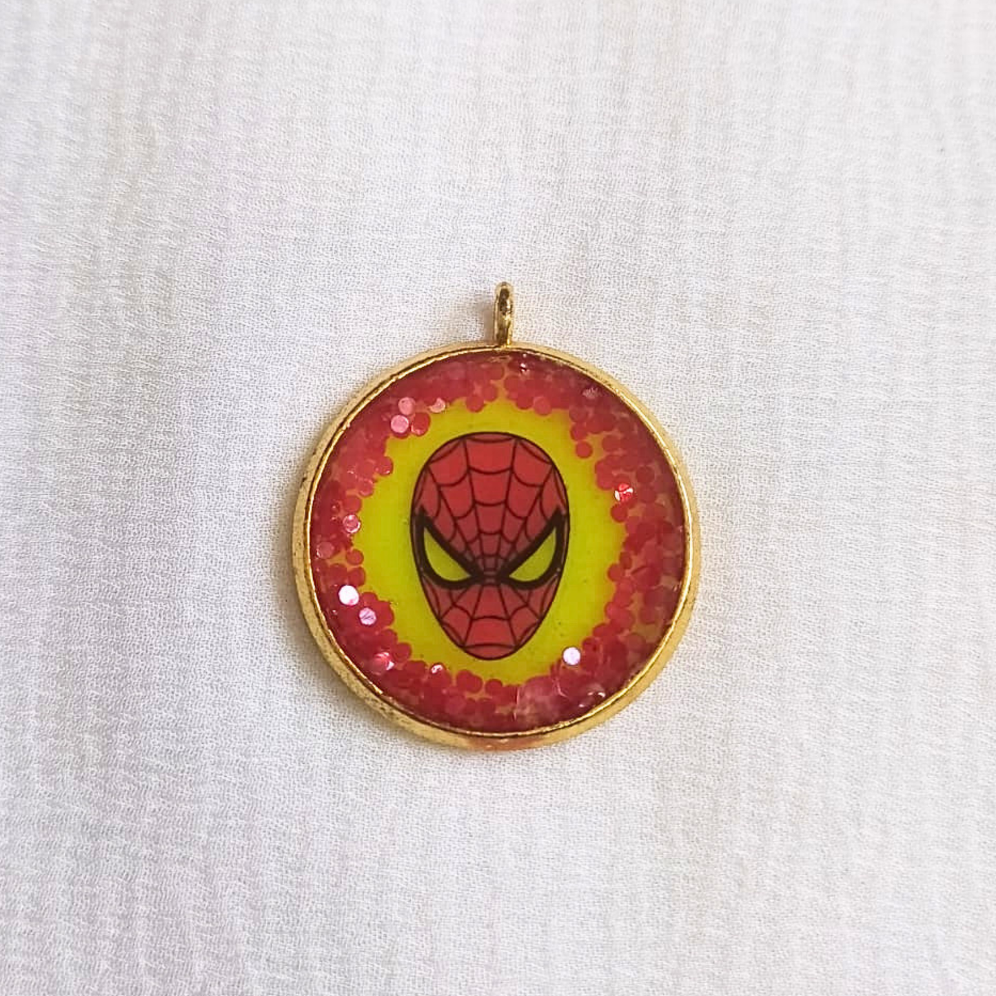 Spidey Glow Resin Pendant