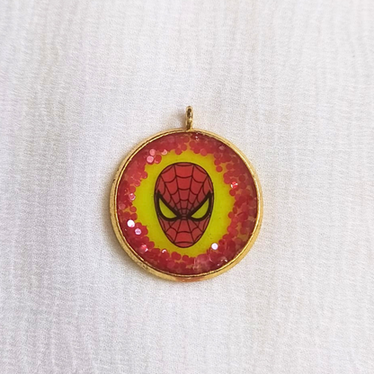 Spidey Glow Resin Pendant