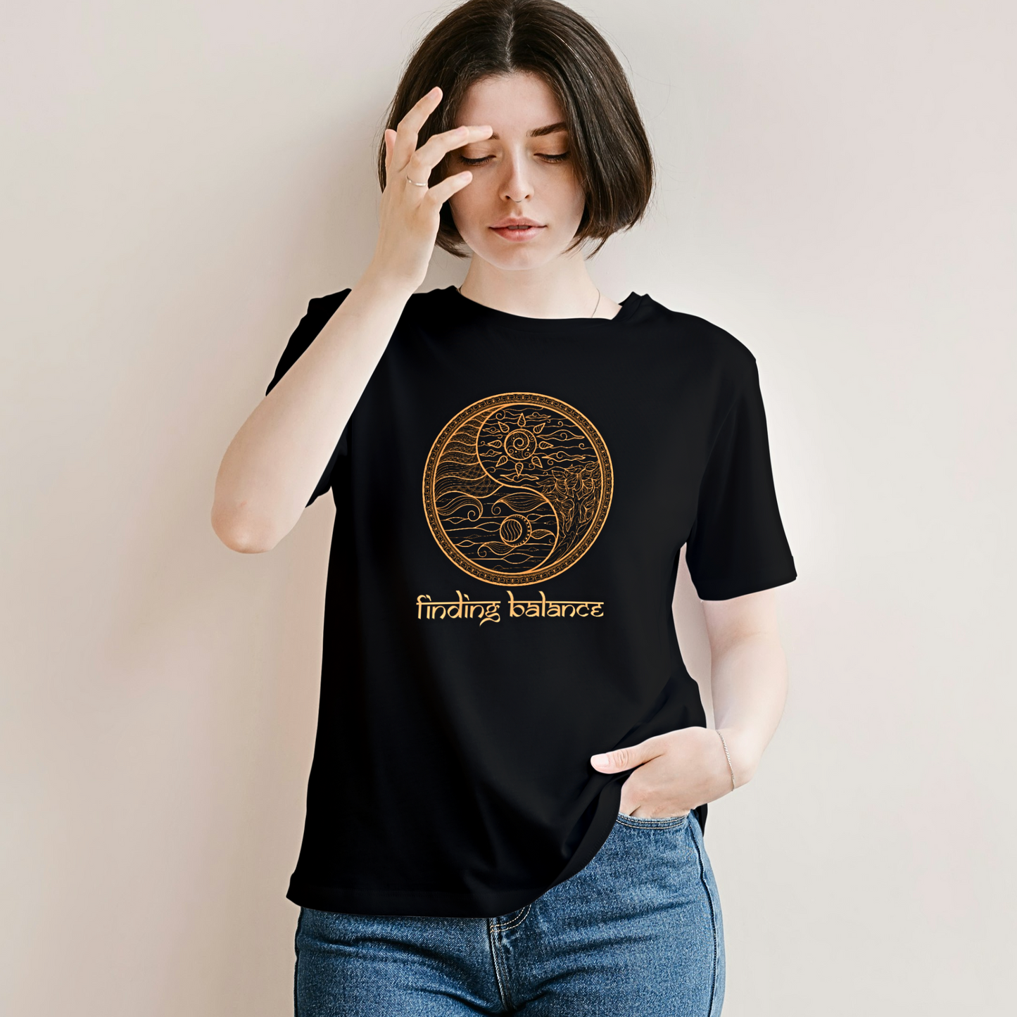 Finding Balance - Unisex T Shirts