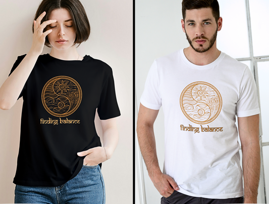 Finding Balance - Unisex T Shirts