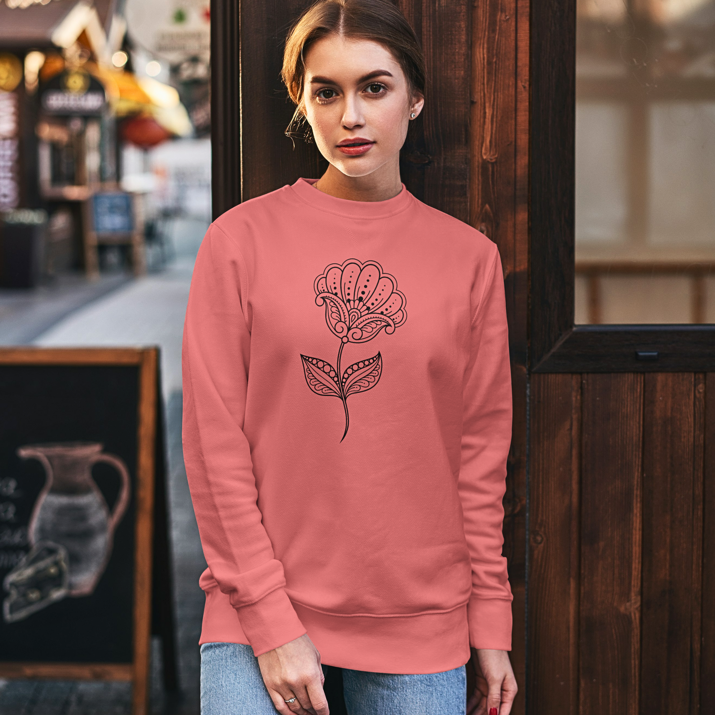 Artistic Flower - Women's Sweatshirt