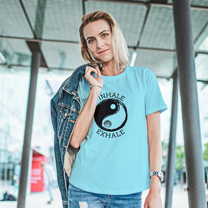 Yin Yang Inhale Exhale - Unisex T Shirt