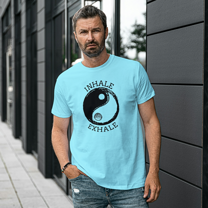 Yin Yang Inhale Exhale - Unisex T Shirt