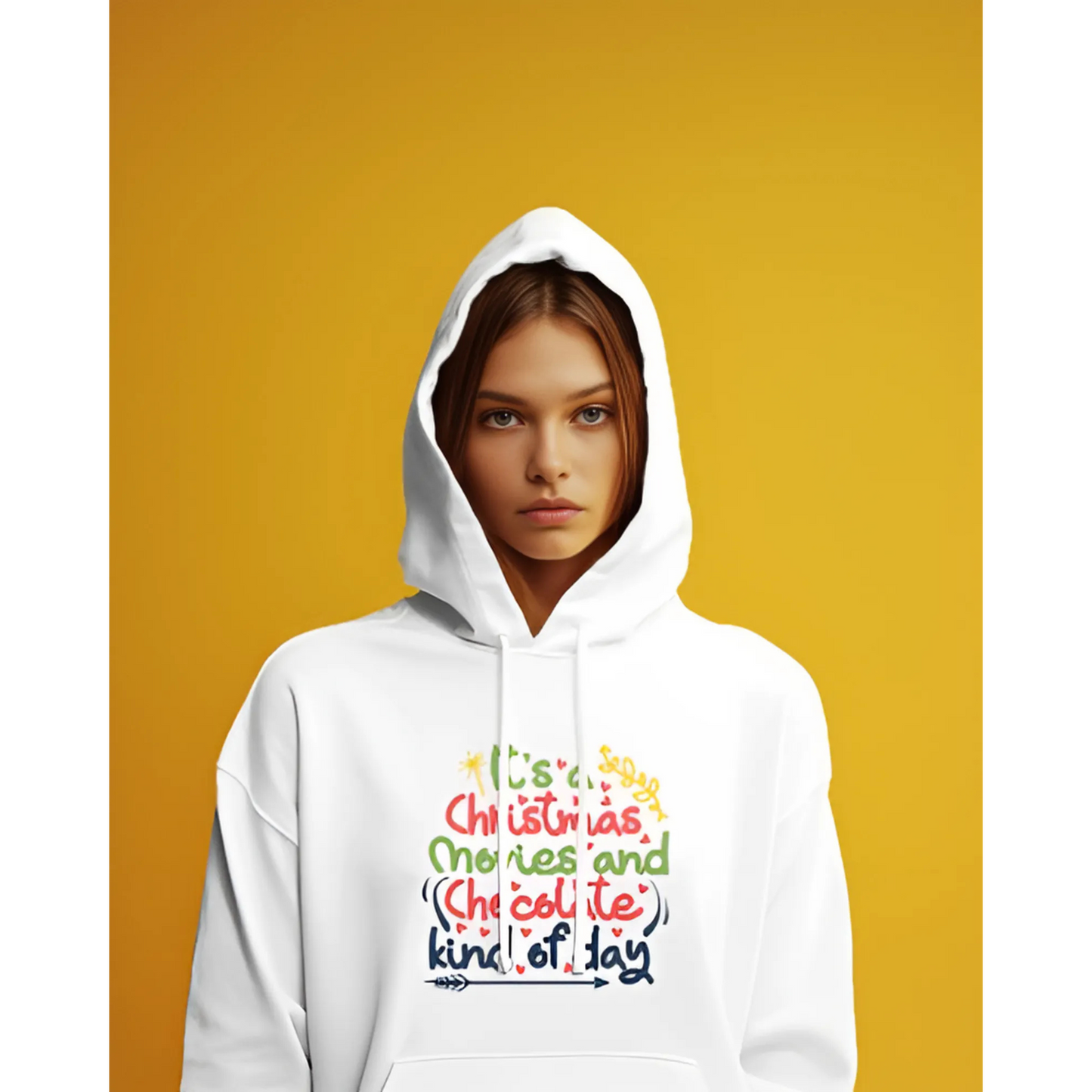 It's A Christmas & Chocolate Kind Of Day - Unisex Hooded Sweatshirt