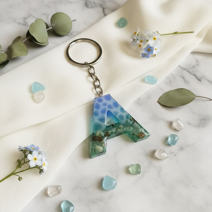 Alphabet A - Resin Keychain