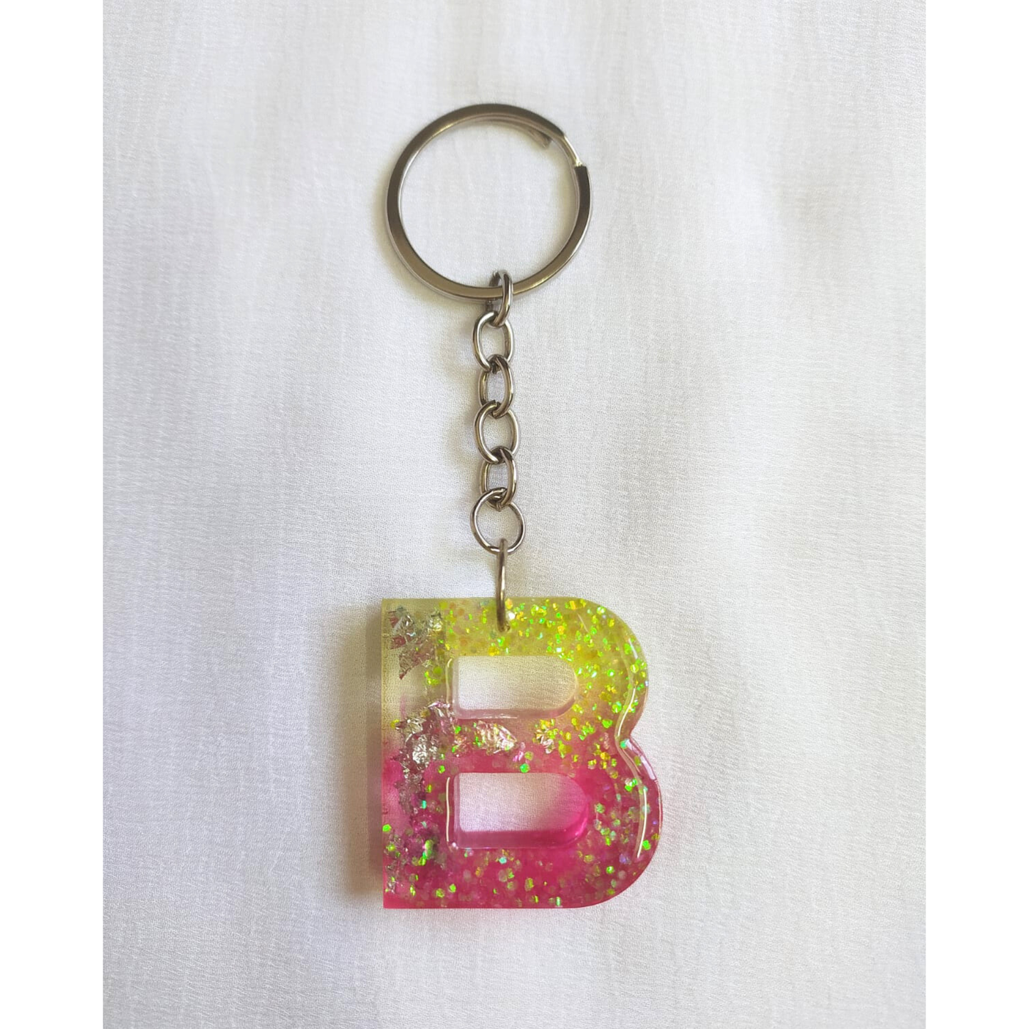 Alphabet B - Resin Keychain