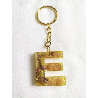 Alphabet E - Resin Keychain
