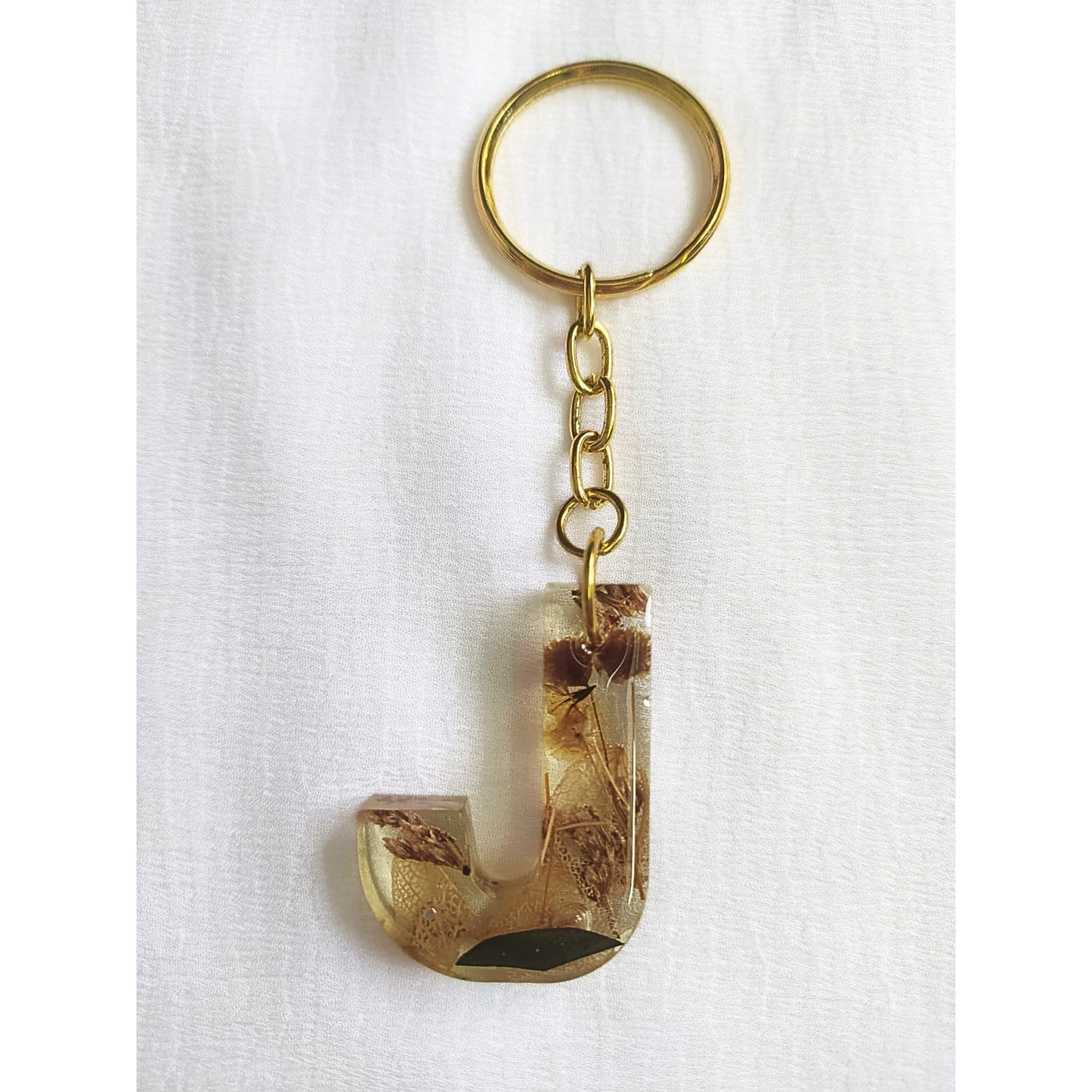 Alphabet J - Resin Keychain
