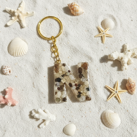 Alphabet N - Resin Keychain