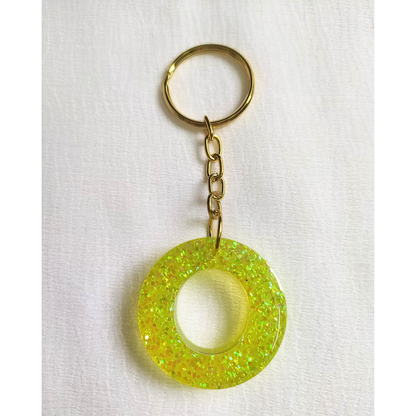 Alphabet O - Resin Keychain