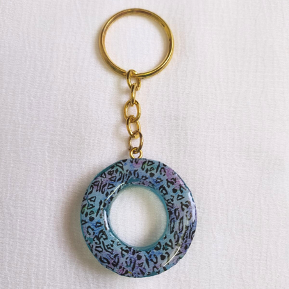 Alphabet O - Resin Keychain