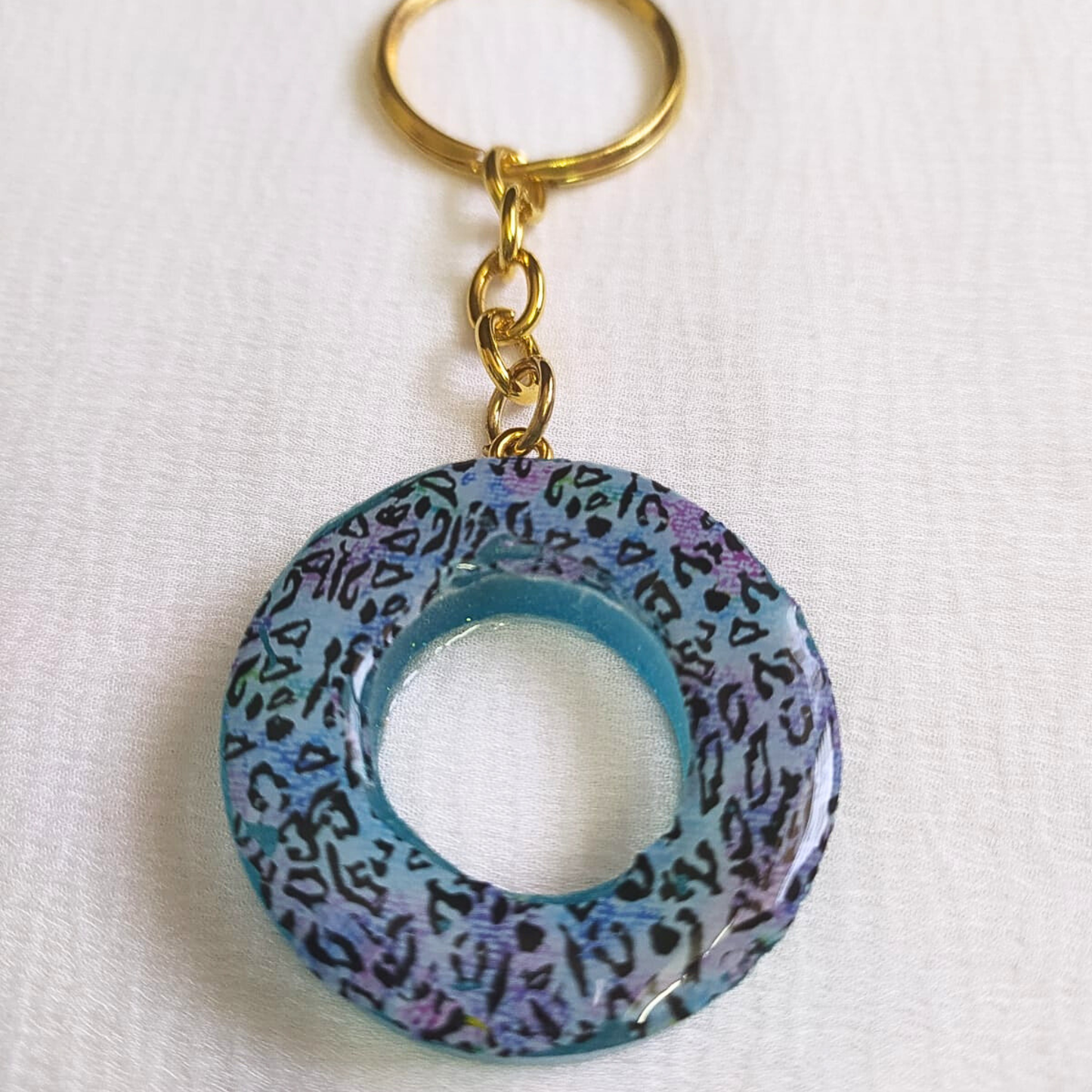 Alphabet O - Resin Keychain